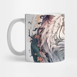 Tiger Portrait Animal Painting Wildlife Outdoors Adventure Mug